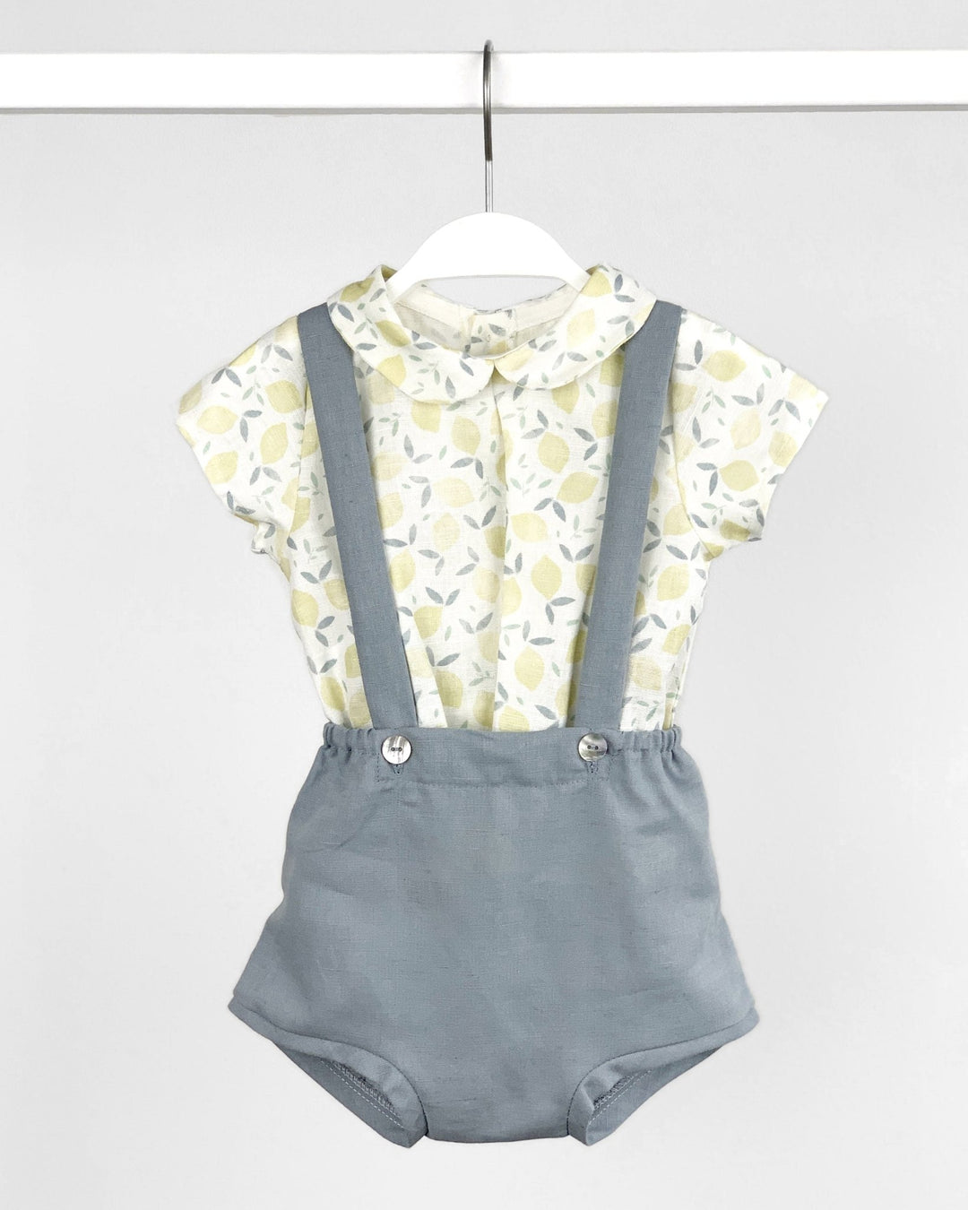 Mebi "Nico" Lemon Print Shirt & Jam Pants - Millie and John