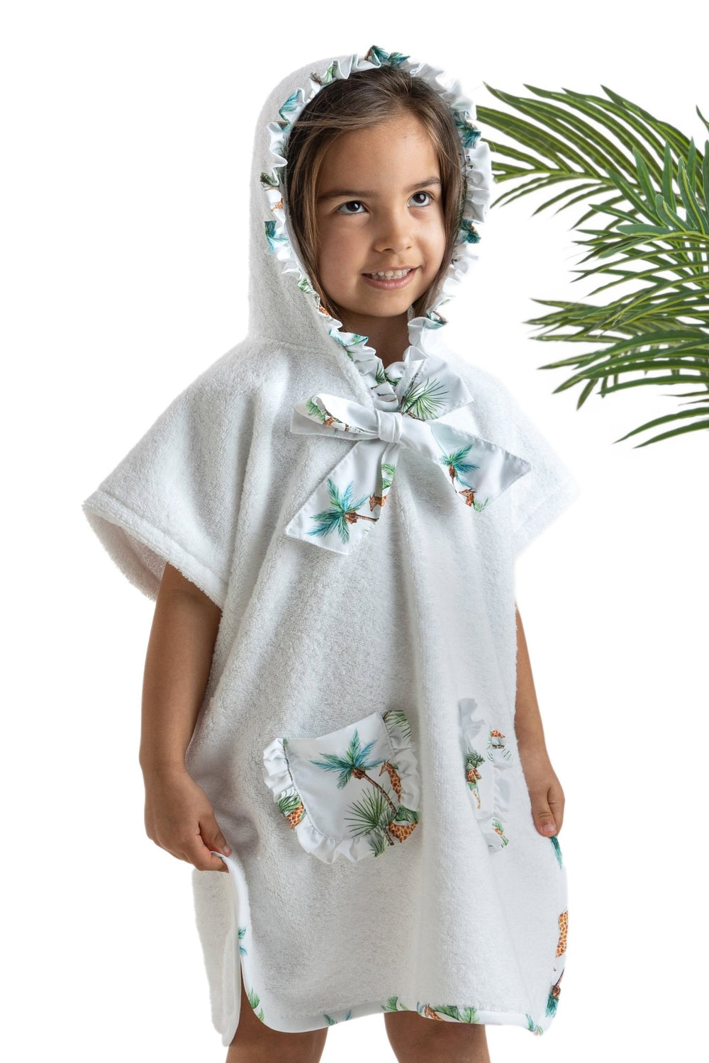 Meia Pata GIRAFFES Beach Poncho - Millie and John