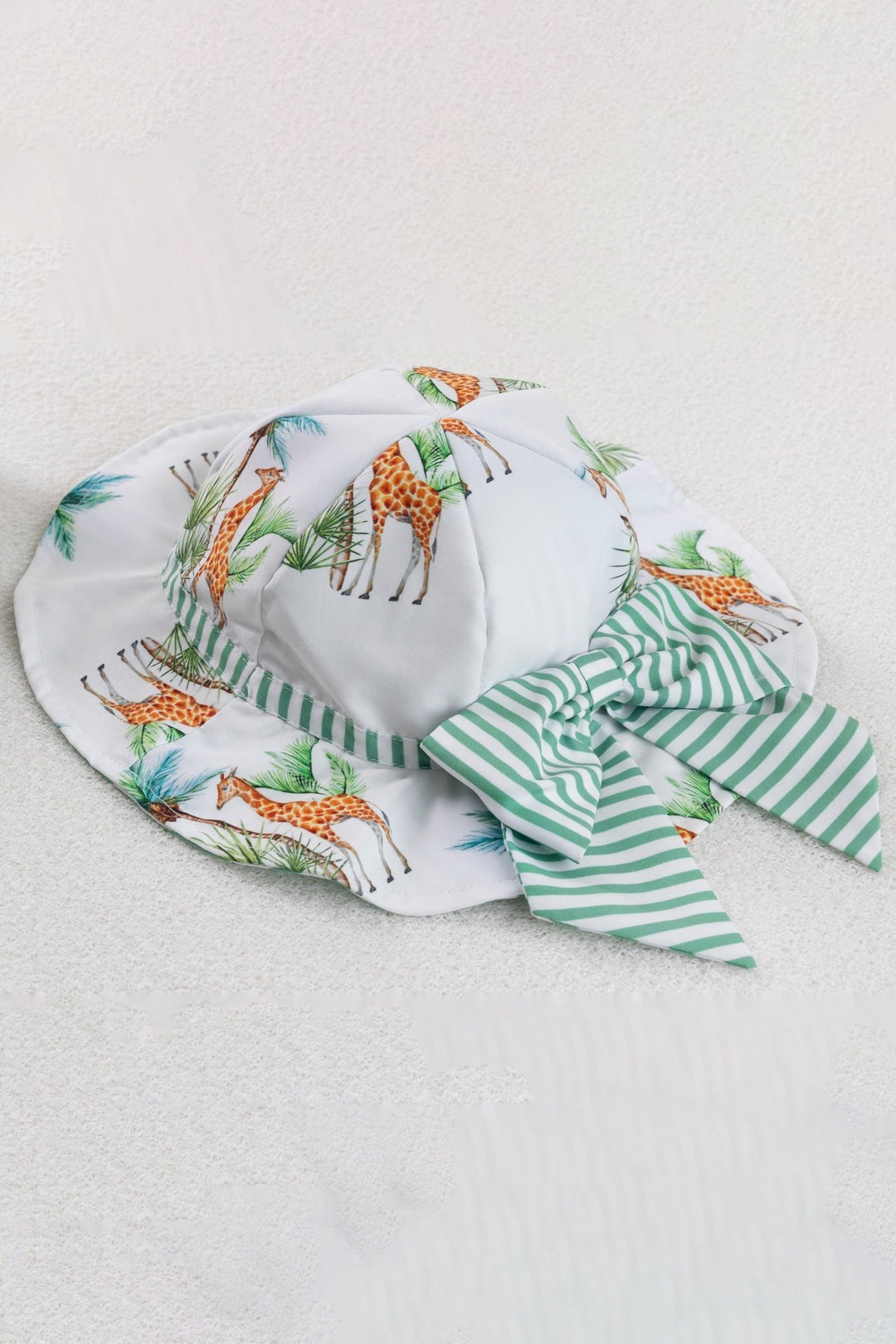 Meia Pata GIRAFFES Girls Sunhat - Millie and John