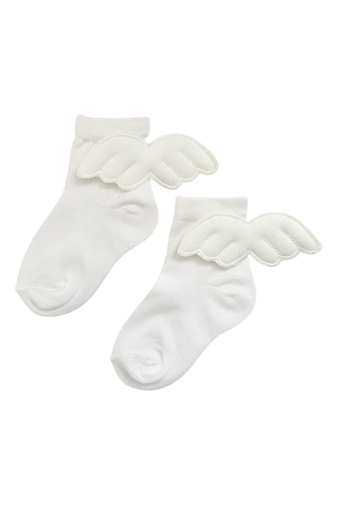 Meia Pata White Angel Wing Ankle Socks - Millie and John