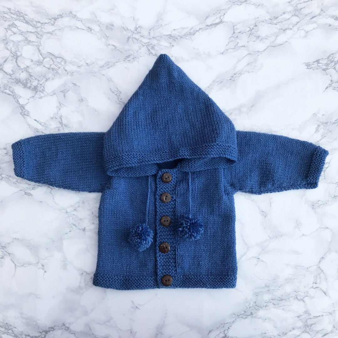 Millie and John Bespoke Bespoke Denim Blue Hoodie - Millie and John