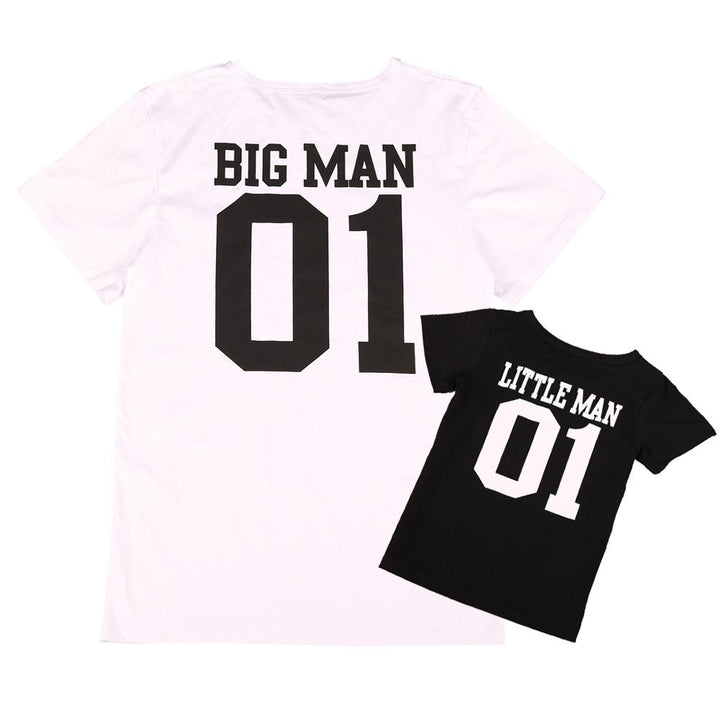 Millie and John Big Man Little Man Matching T-Shirts - Millie and John