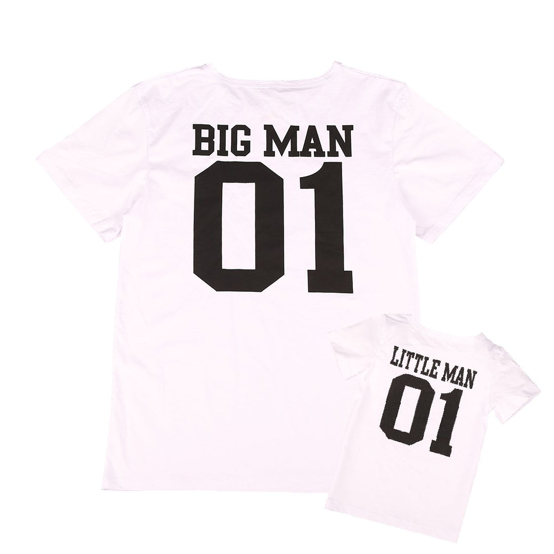Millie and John Big Man Little Man Matching T-Shirts - Millie and John