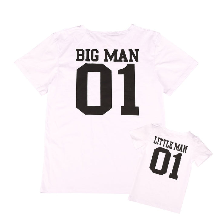 Millie and John Big Man Little Man Matching T-Shirts - Millie and John