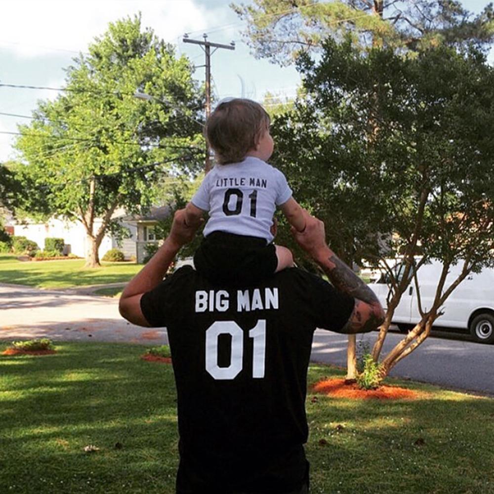 Millie and John Big Man Little Man Matching T-Shirts - Millie and John