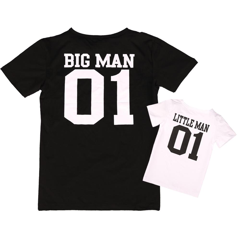 Millie and John Big Man Little Man Matching T-Shirts - Millie and John