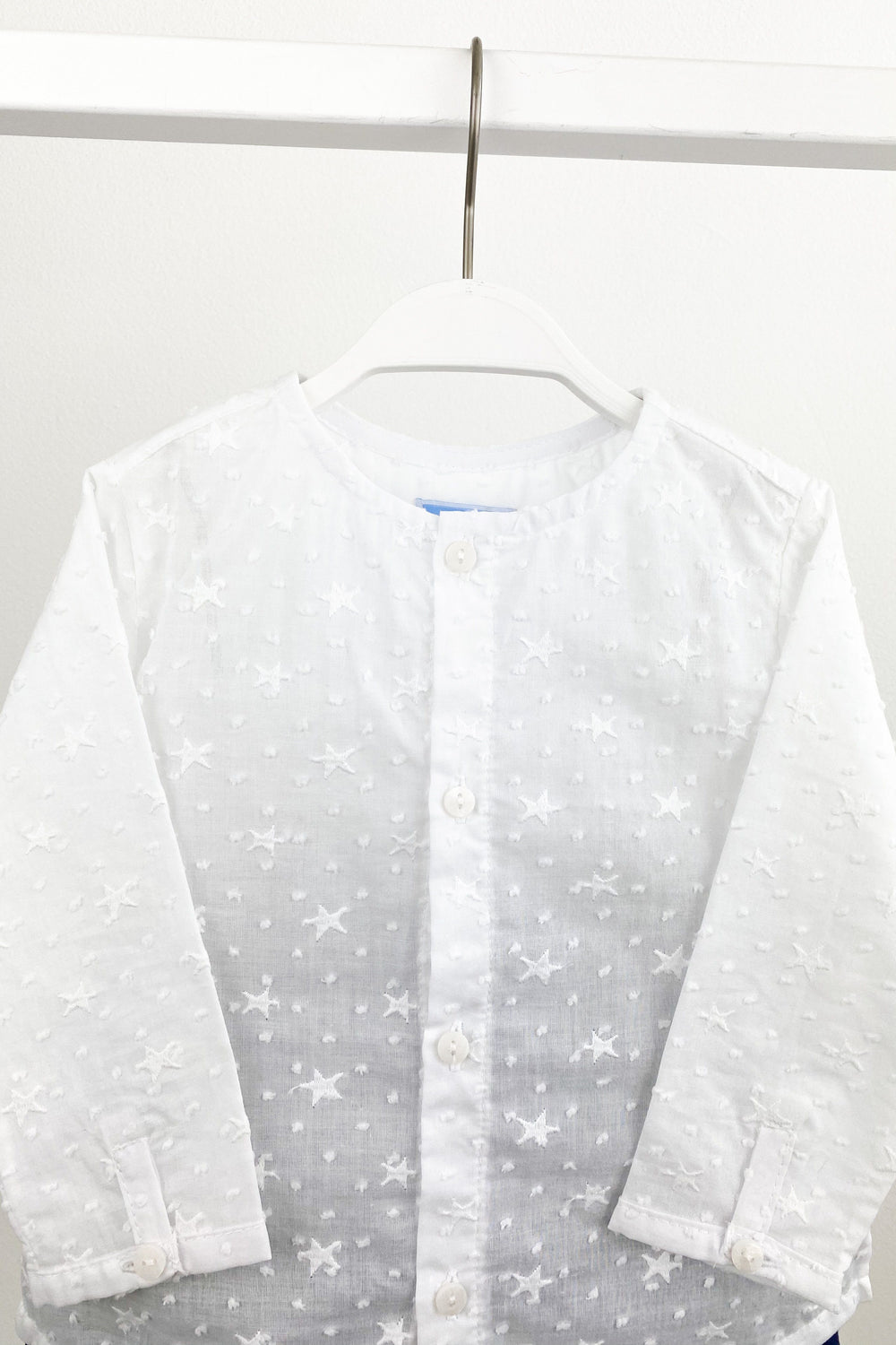 Mac Ilusión "Niall" Star Print Shirt & Navy Shorts | Millie and John