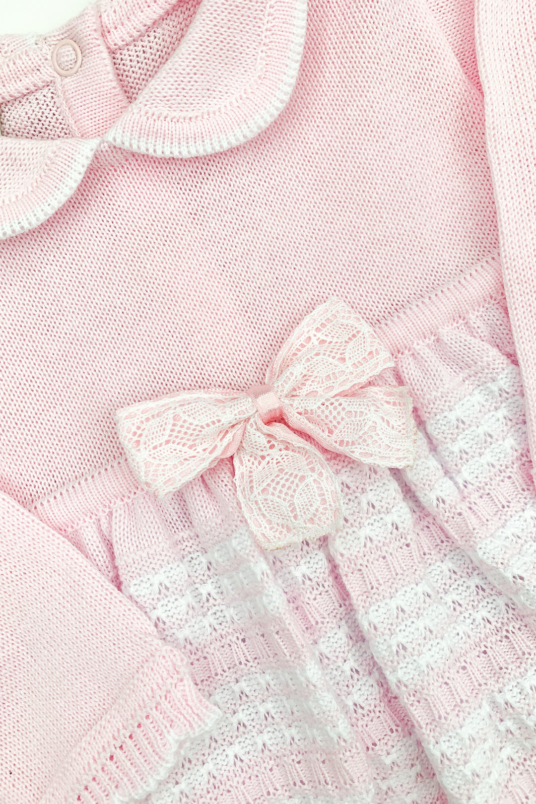Pretty Originals "Paula" Pink Knitted Dress & Bloomers | Millie and John