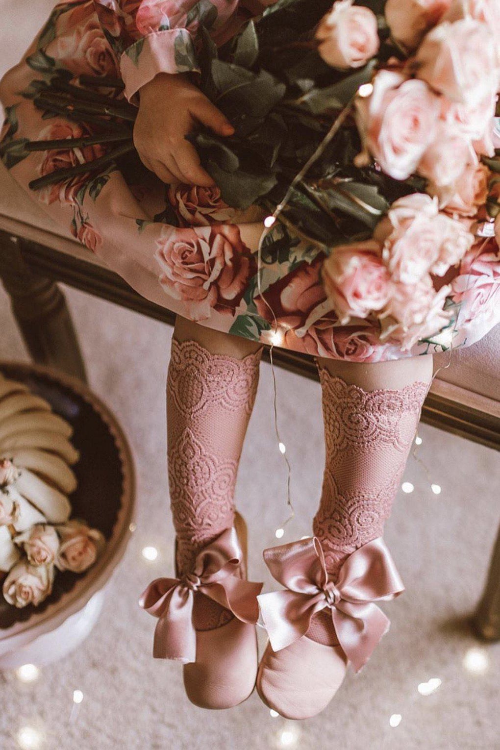 Petite Maison "Alice" Lace Socks - Millie and John