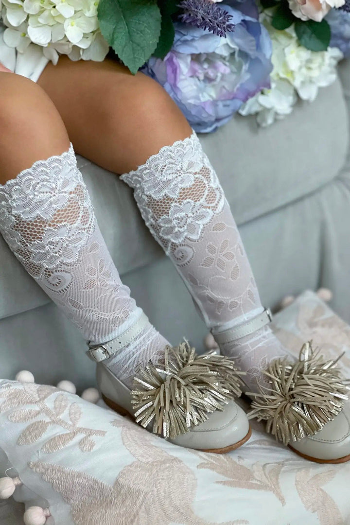 Petite Maison "Flora" Lace Socks - Millie and John