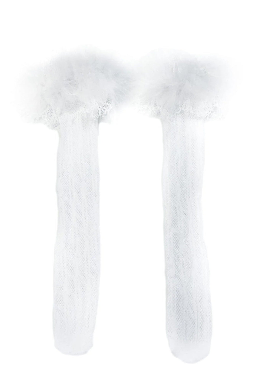 Petite Maison "Lara" Lace Feather Socks - Millie and John