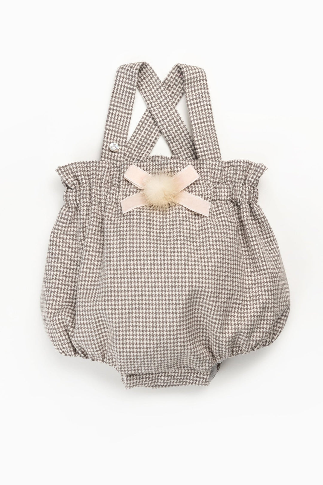 Pureté du Bebe "Blythe" Brown Houndstooth Shortie - Millie and John