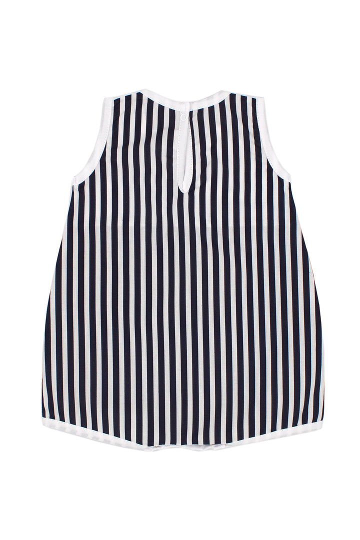 Rapife "Bobby" Black Striped Romper - Millie and John