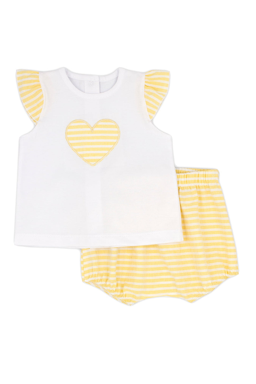 Rapife "Caroline" Lemon Striped Top & Bloomers - Millie and John