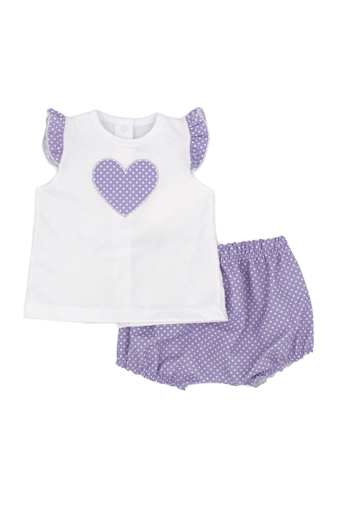 Rapife "Claudia" Purple Polka Dot Top & Bloomers - Millie and John