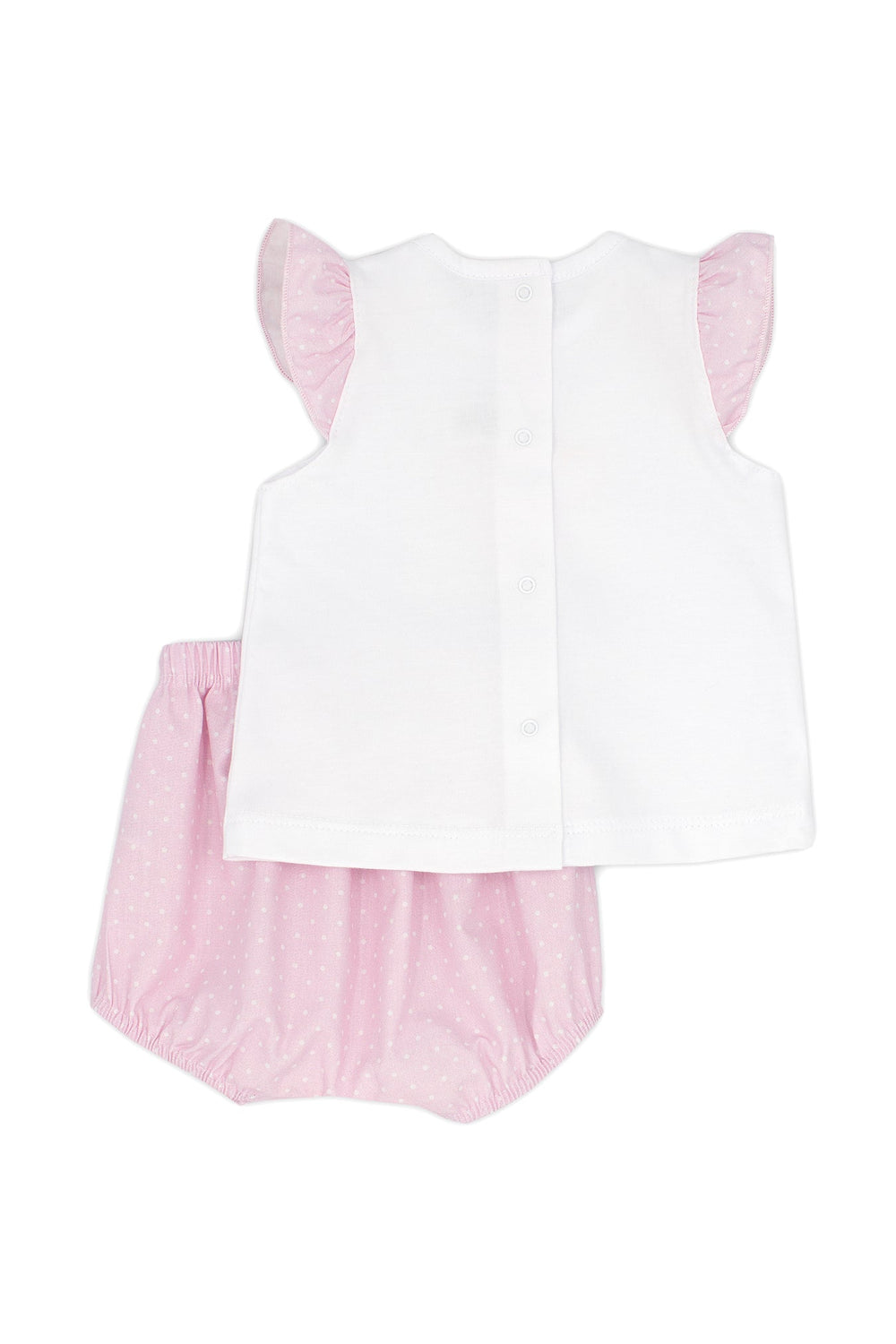 Rapife "Ethel" Pink Polka Dot Top & Bloomers - Millie and John
