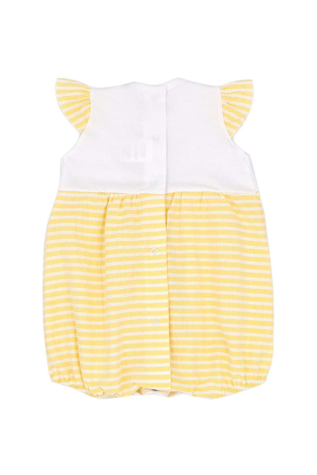 Rapife "Frances" Lemon Striped Romper - Millie and John