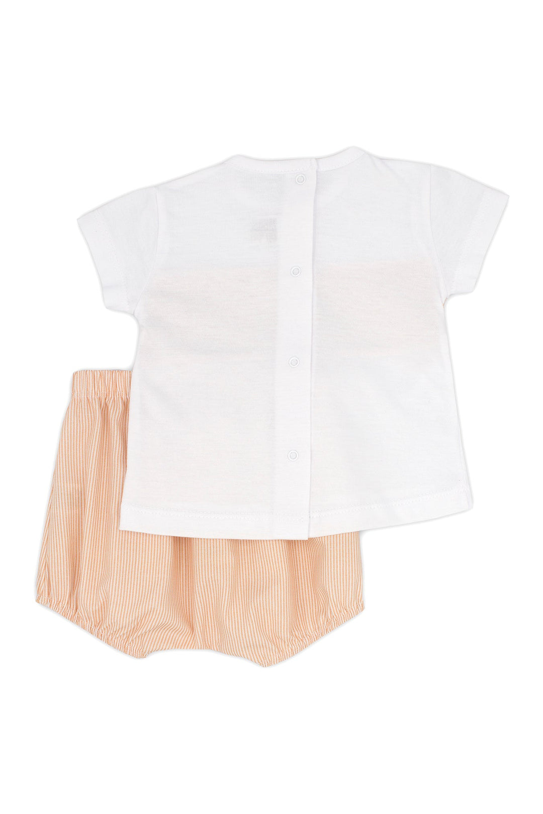 Rapife "Fraser" Apricot Striped T-Shirt & Jam Pants - Millie and John