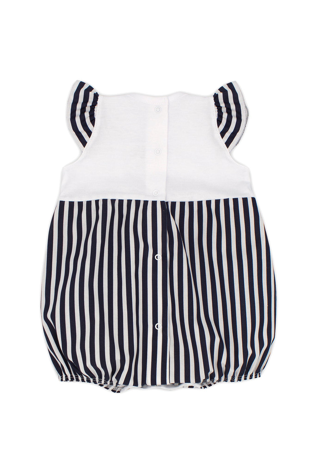 Rapife "Magdalena" Black Striped Romper - Millie and John