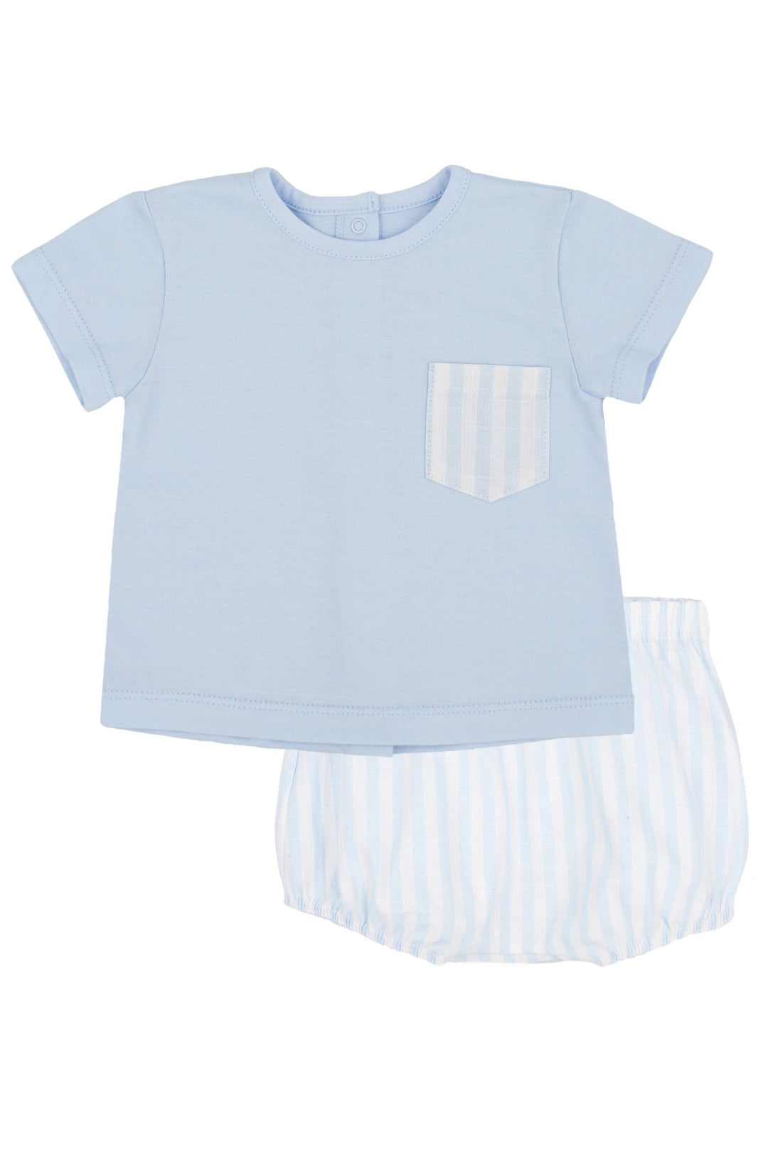 Rapife "Otto" Blue Stripe T-Shirt & Jam Pants - Millie and John