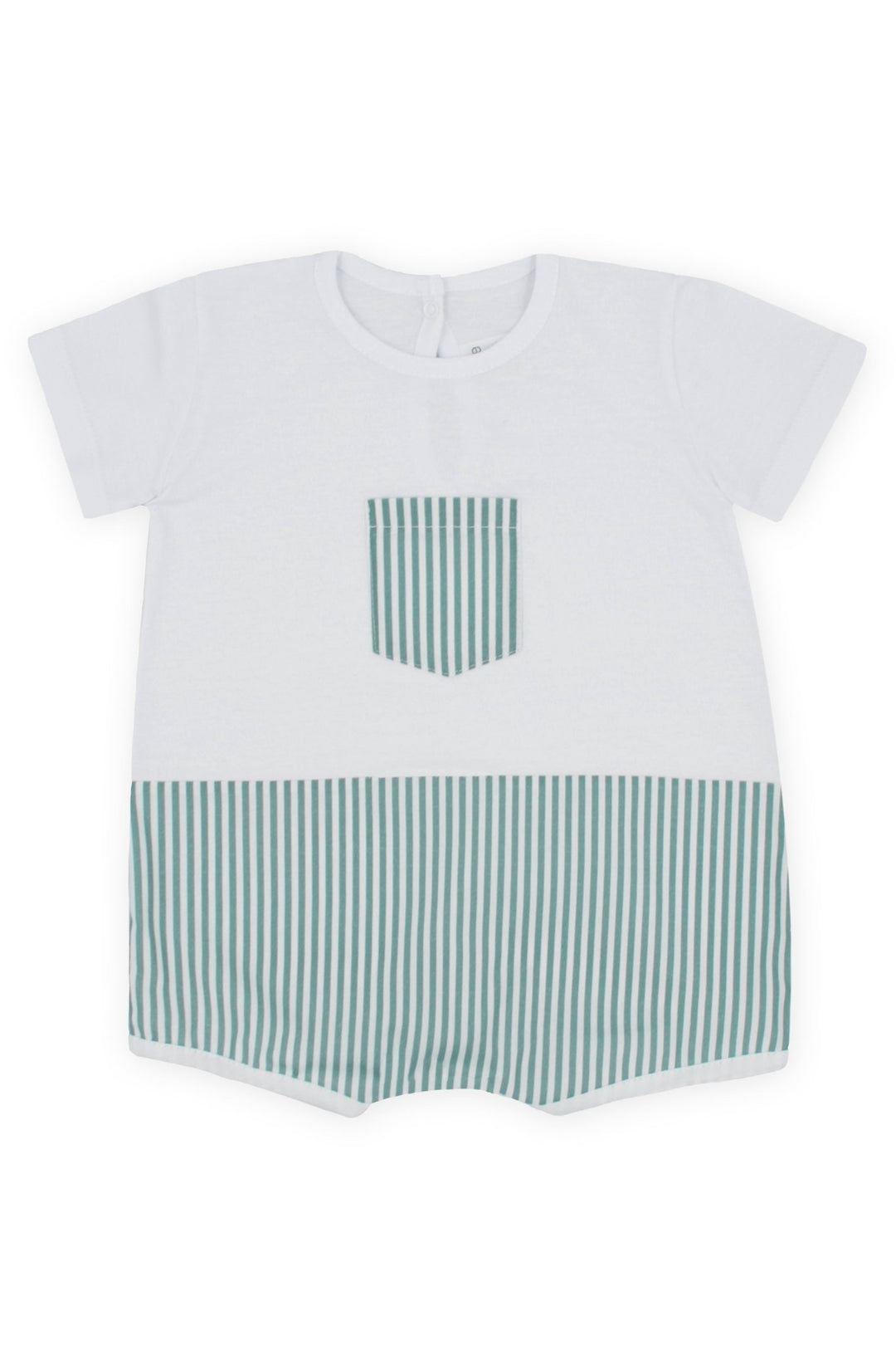 Rapife "Will" Green Stripe Romper - Millie and John