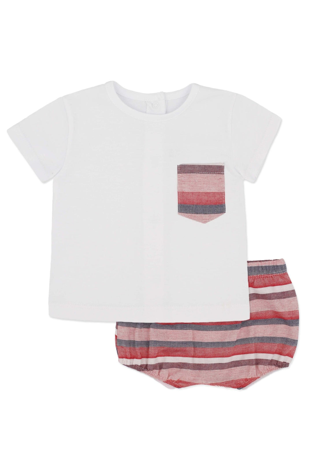 Rapife "Wyatt" Red Stripe T-Shirt & Jam Pants - Millie and John