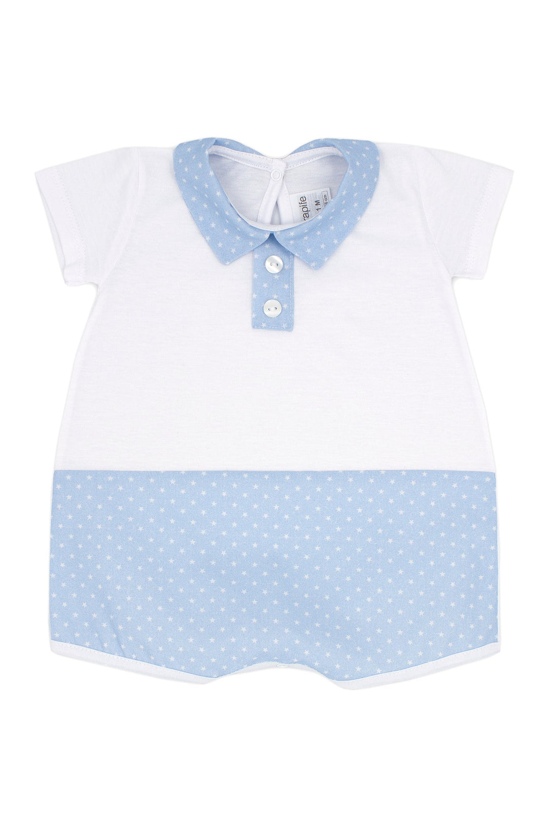 Rapife "Ziggy" Blue Star Print Romper - Millie and John