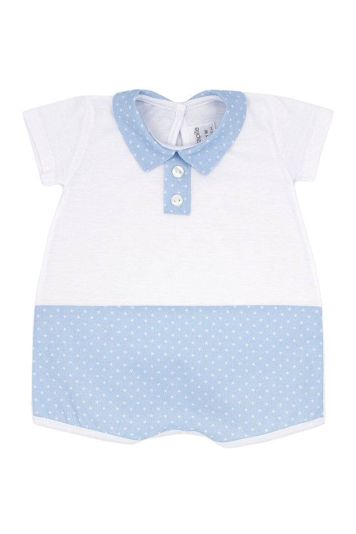 Rapife "Ziggy" Blue Star Print Romper - Millie and John