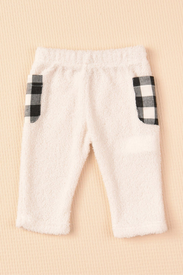 José Varón "Salvador" Gingham Sherpa Hoodie & Trousers | Millie and John