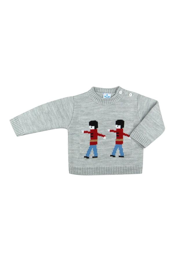 Sardon "Ryan" Grey Soldier Jumper - Millie and John