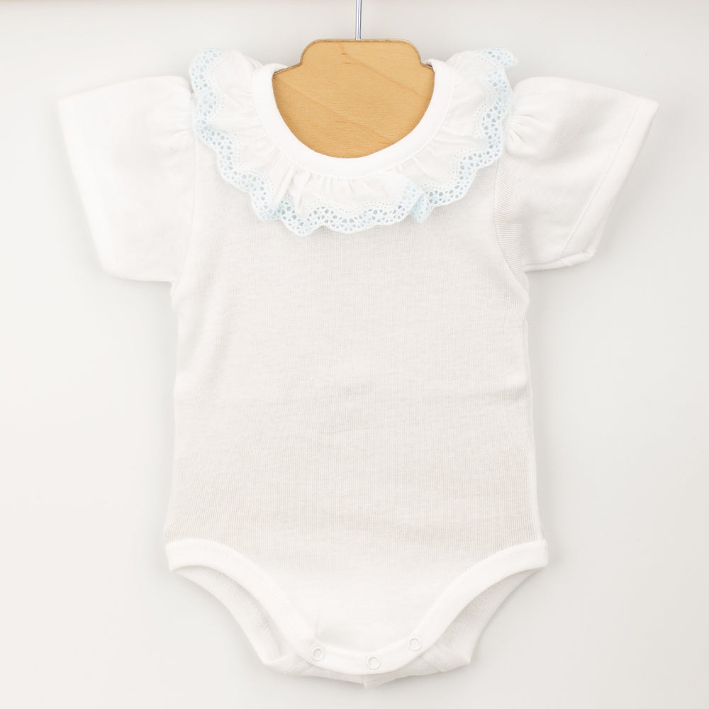 IZhansean Newborn Infant Baby Girl Bodysuit Ruffle Sleeveless Lace