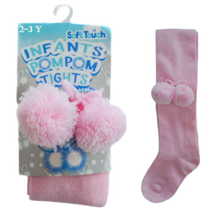 Soft Touch Pom Pom Tights - Millie and John