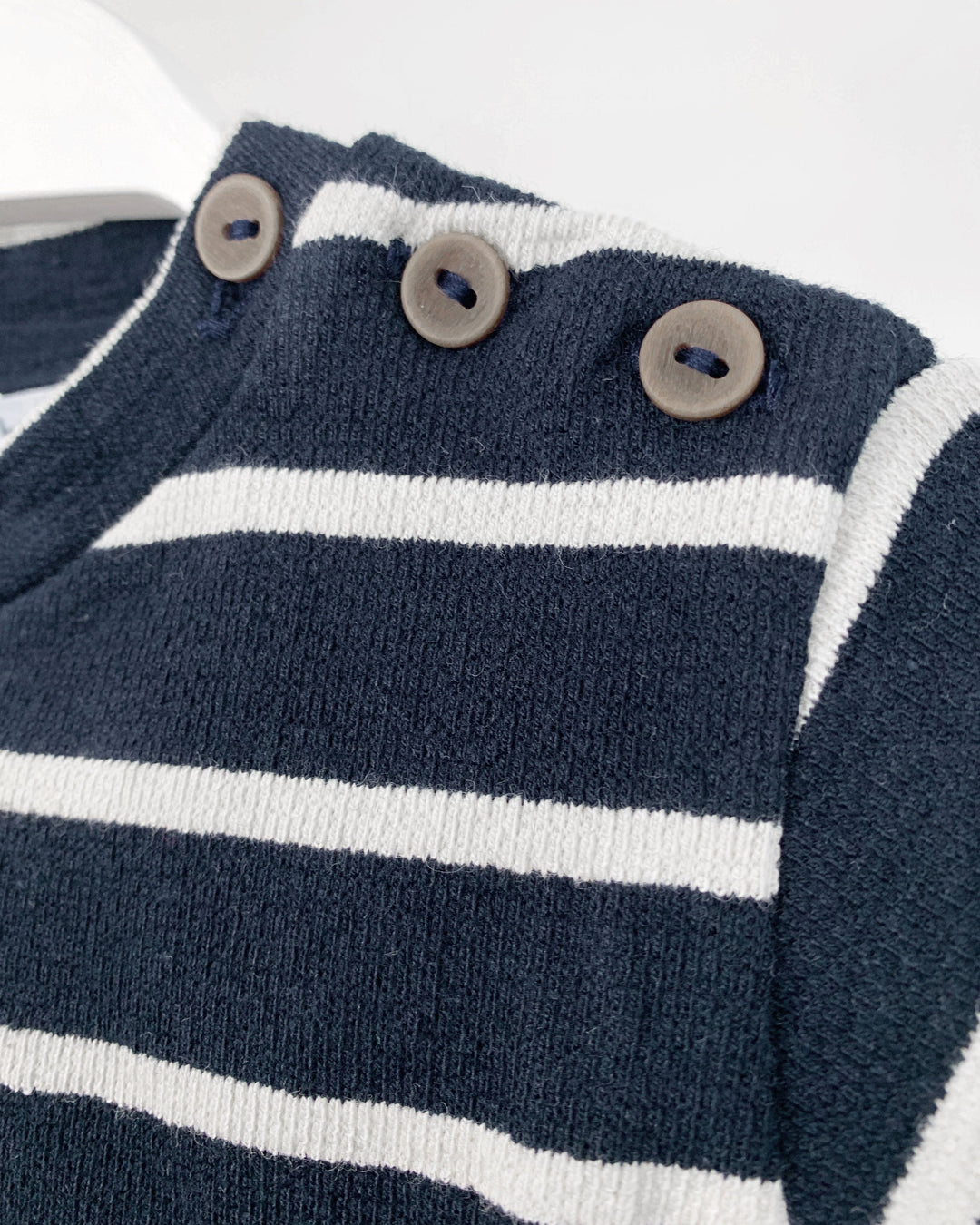 Babidu TERRY TOWELLING | Navy Striped Top & Jam Pants | Millie and John