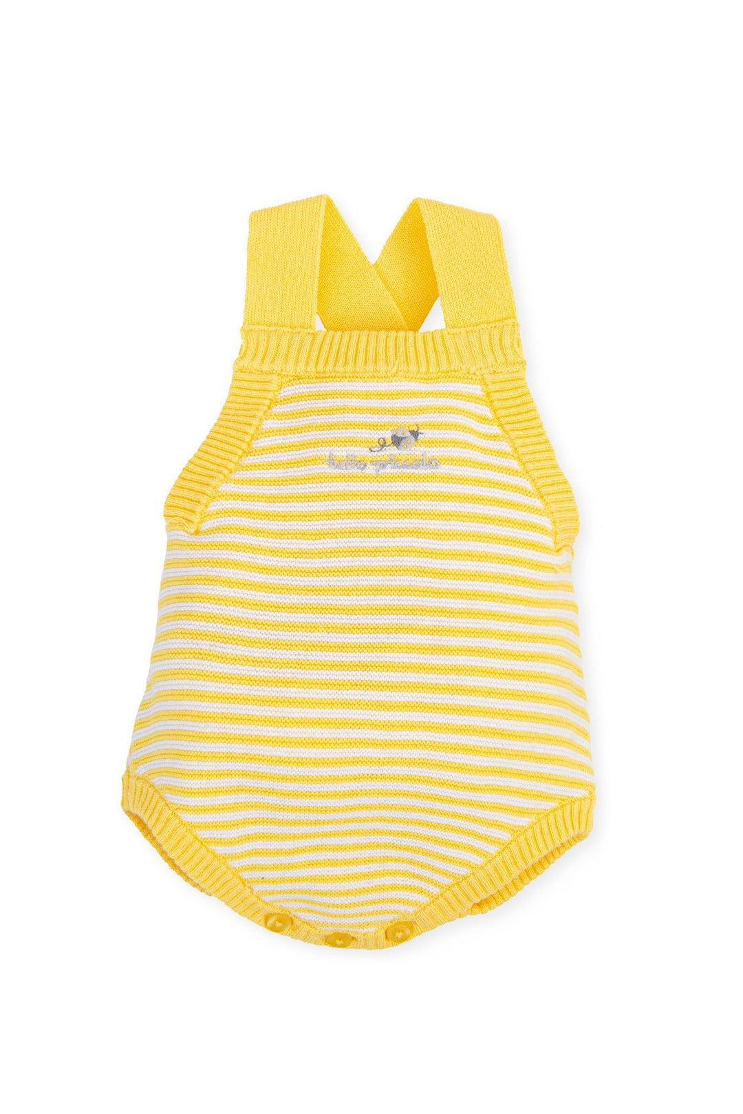 Tutto Piccolo "Ari" Yellow Striped Knit Romper - Millie and John