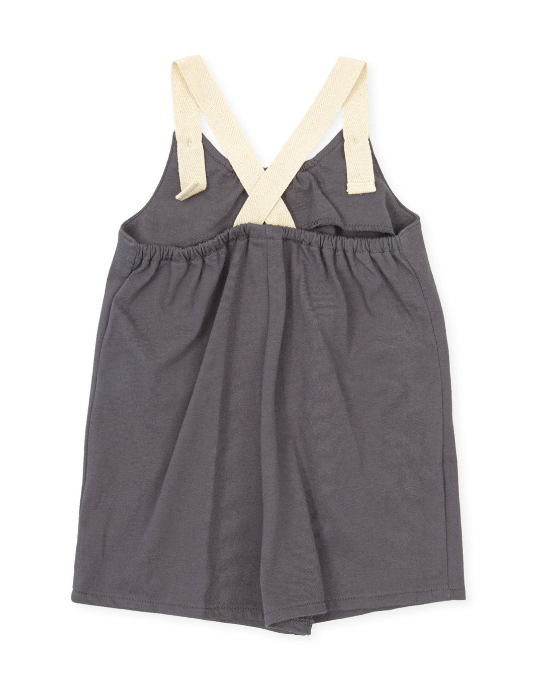 Tutto Piccolo "Billie" Grey Organic Cotton Overalls - Millie and John