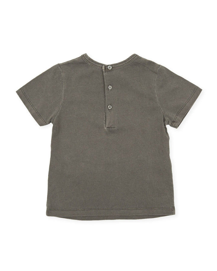 Tutto Piccolo "Cruz" Grey Slogan Tee & Shorts - Millie and John