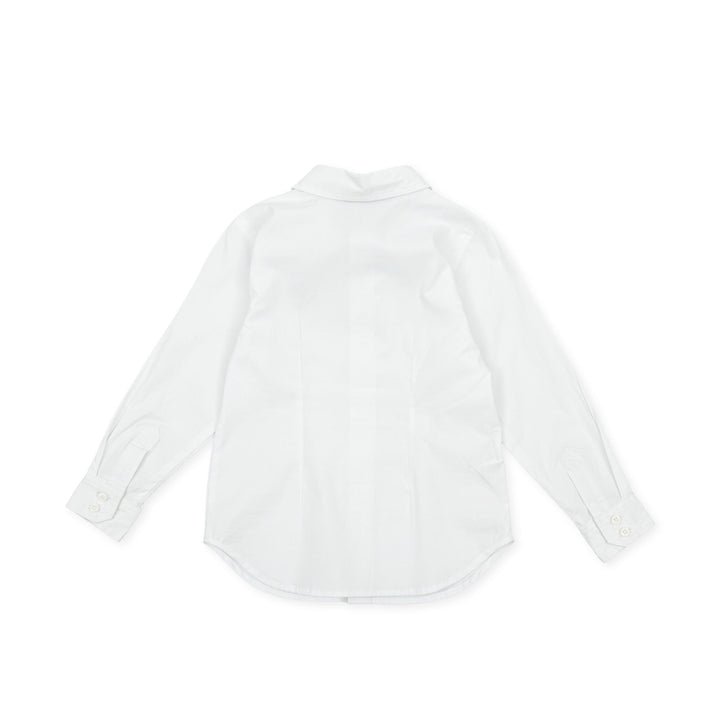 Tutto Piccolo "David" Shirt & Navy & Red Striped Shorts - Millie and John