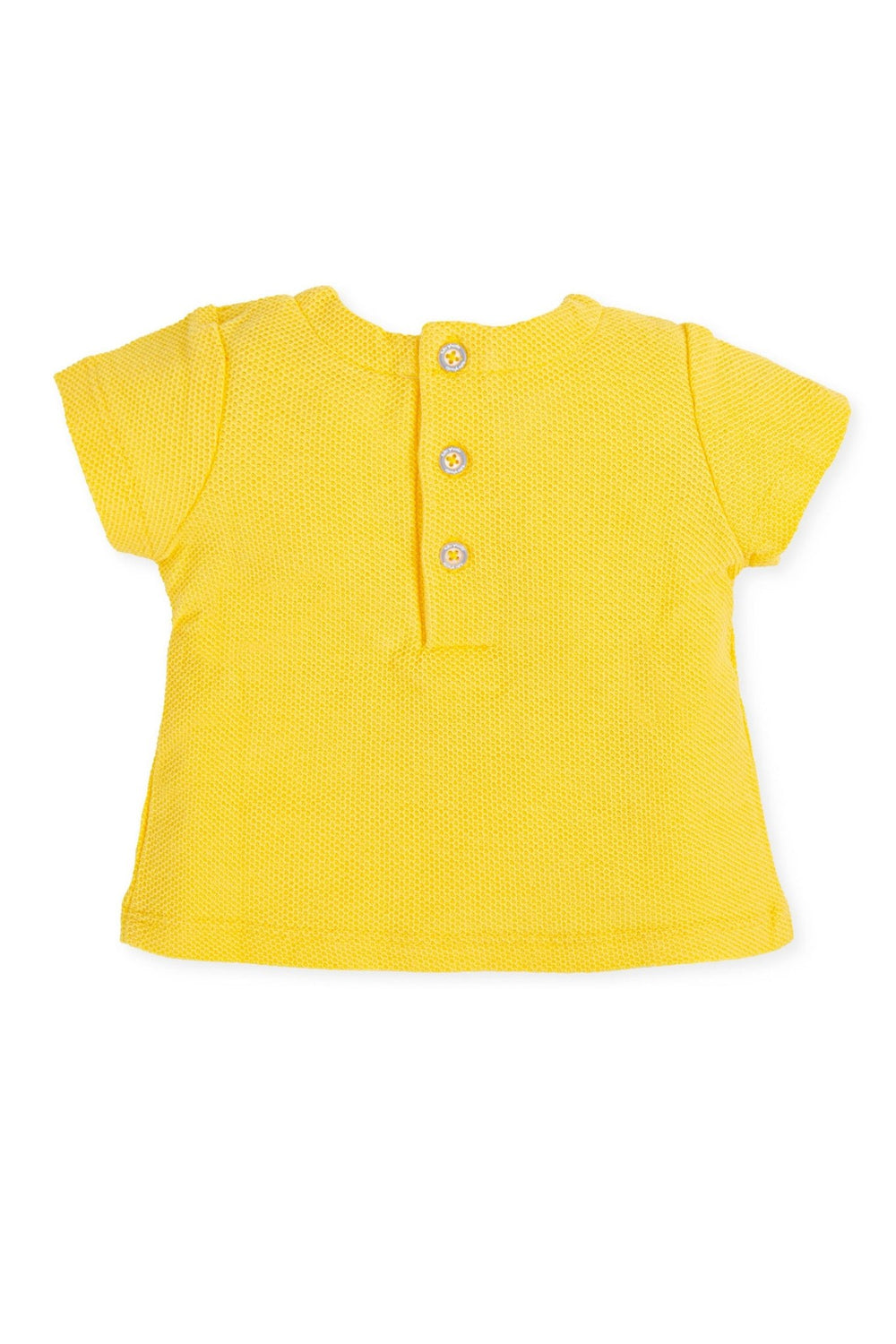 Tutto Piccolo "Julius" Yellow Top & Striped Jam Pants - Millie and John