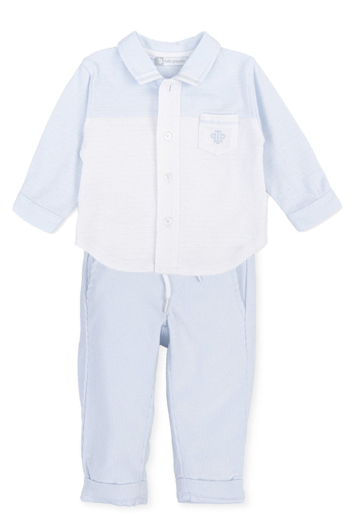 Tutto Piccolo "Maxwell" Blue Shirt & Cord Trousers - Millie and John