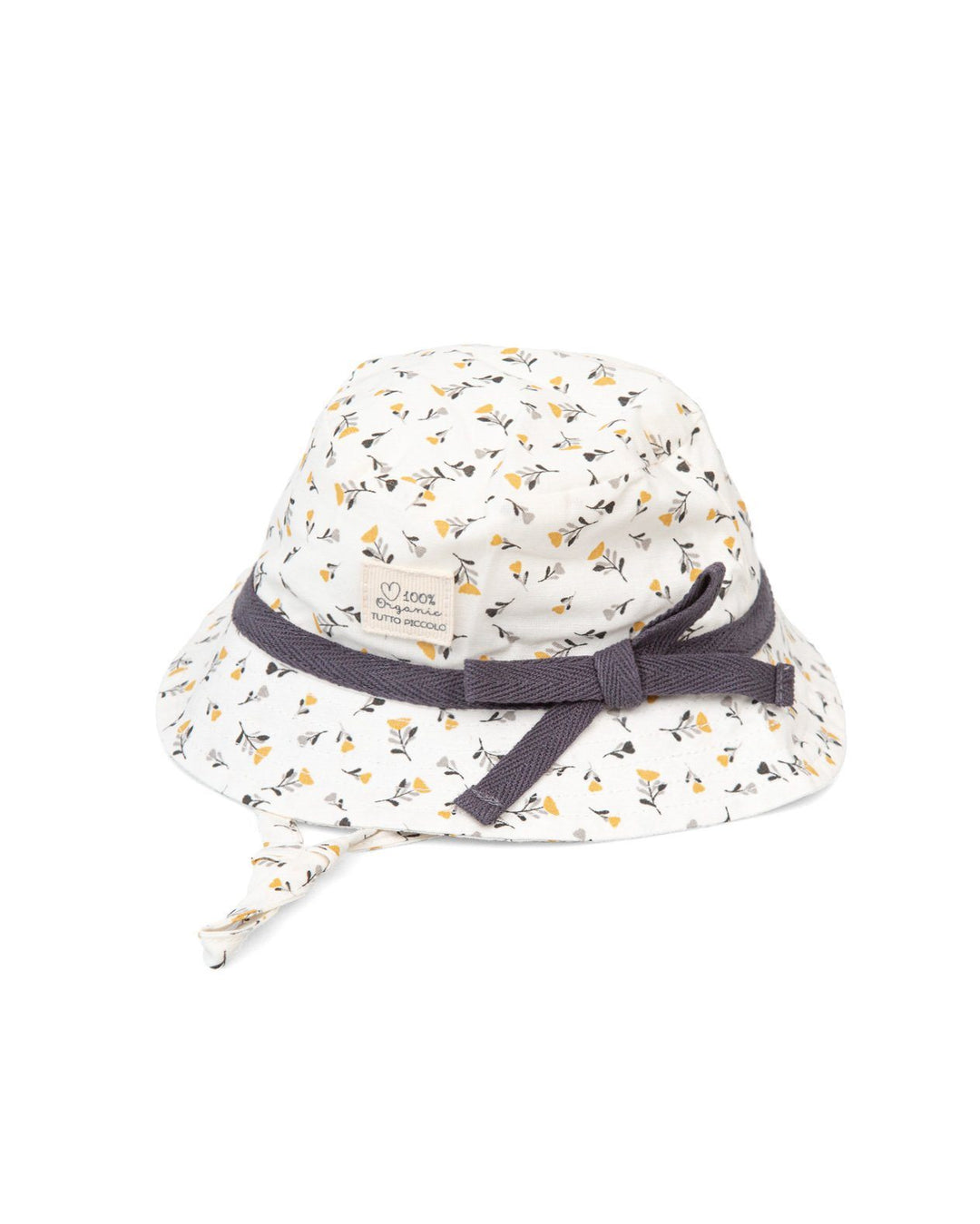 Tutto Piccolo Mustard Floral Sun Hat - Millie and John