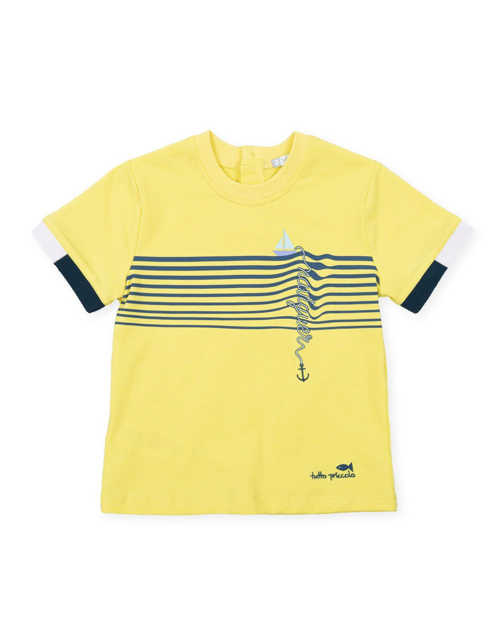 Tutto Piccolo "Ray" Yellow Nautical T-Shirt - Millie and John