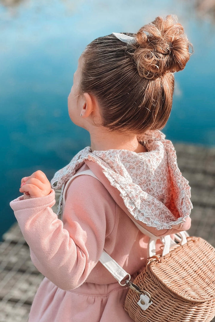 Valentina Bebes "Emilia" Dusky Pink Floral Hoodie & Skirt - Millie and John