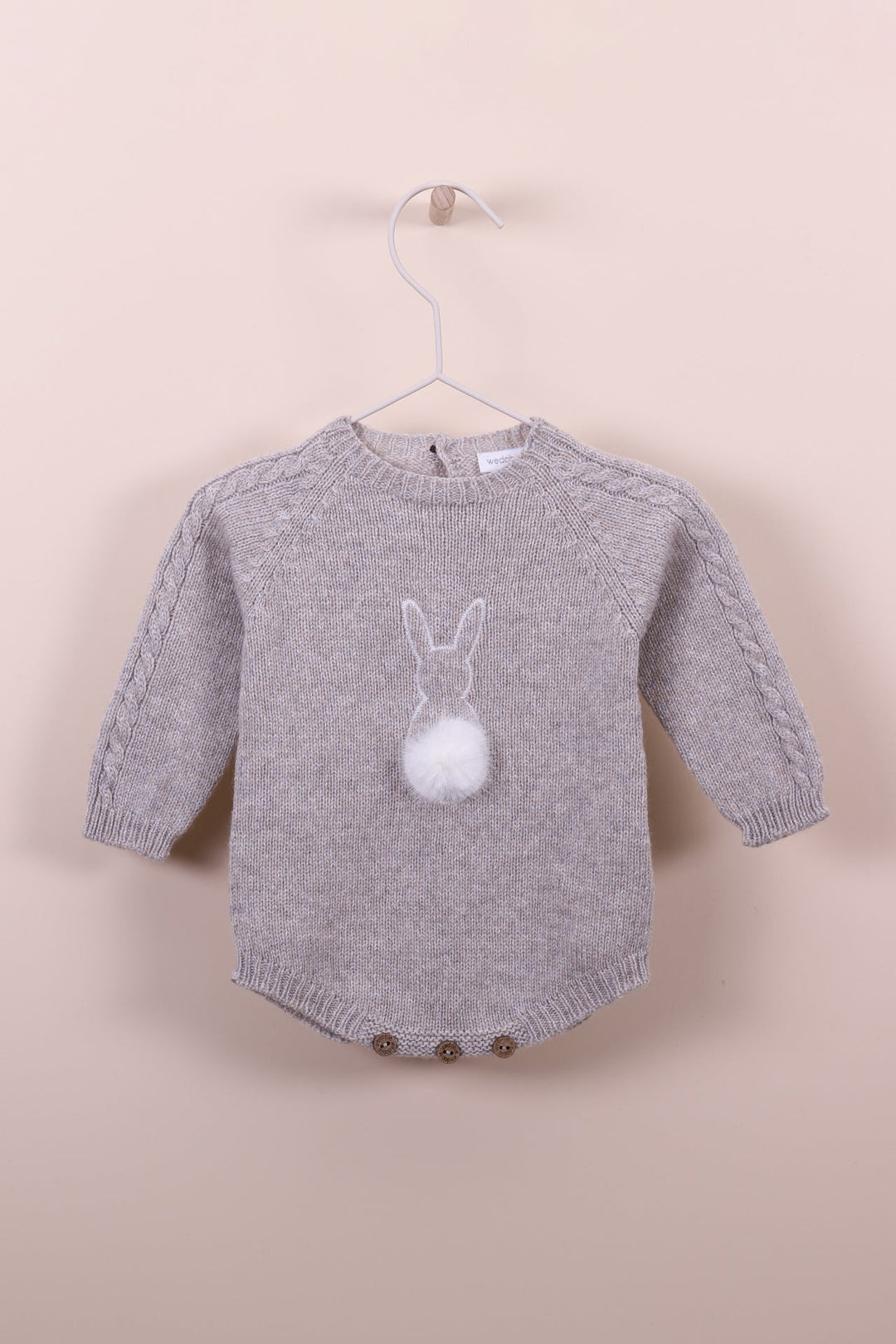 Wedoble "Angel" Cashmere Bunny Shortie - Millie and John