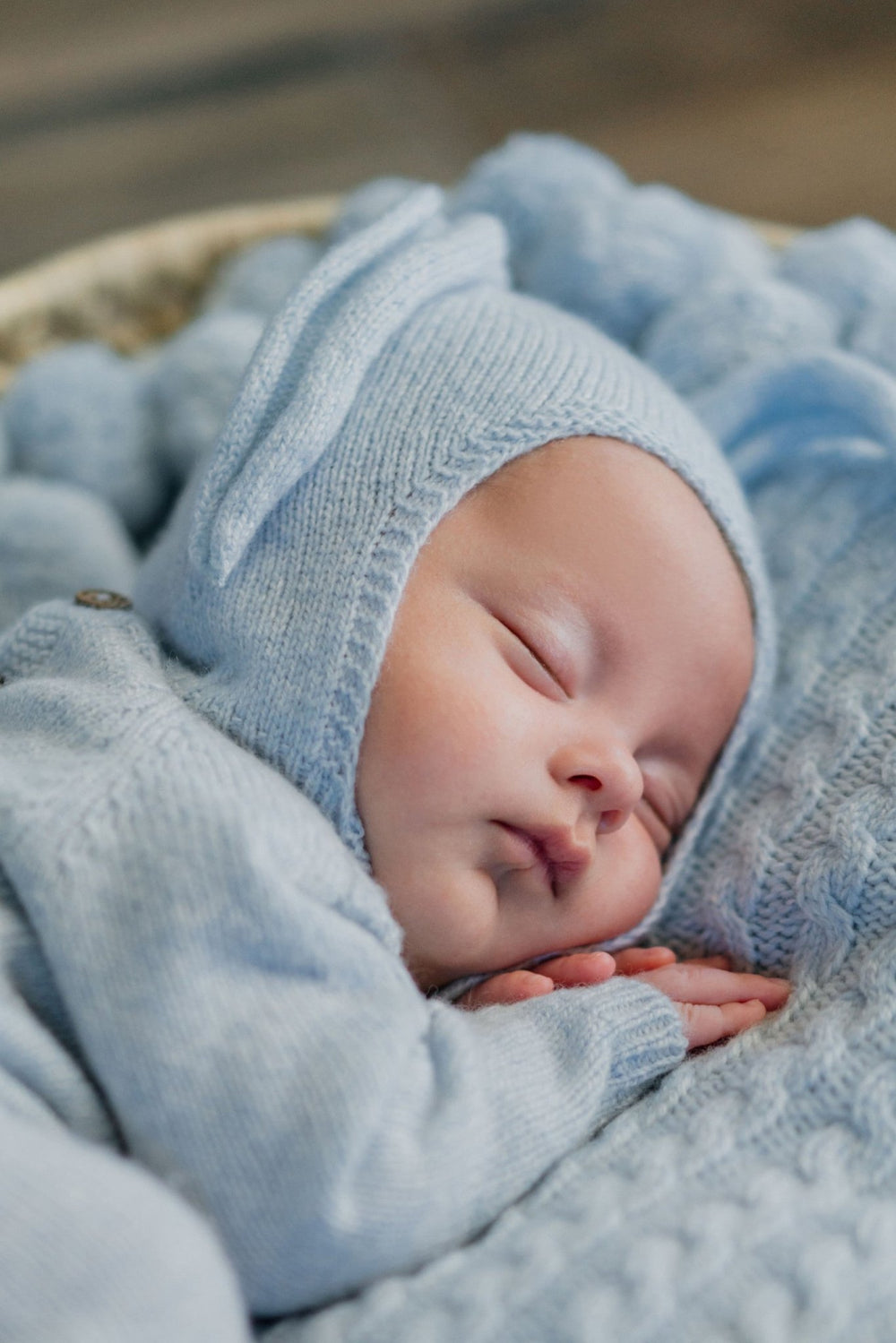 Wedoble Cashmere Bunny Ear Bonnet - Millie and John