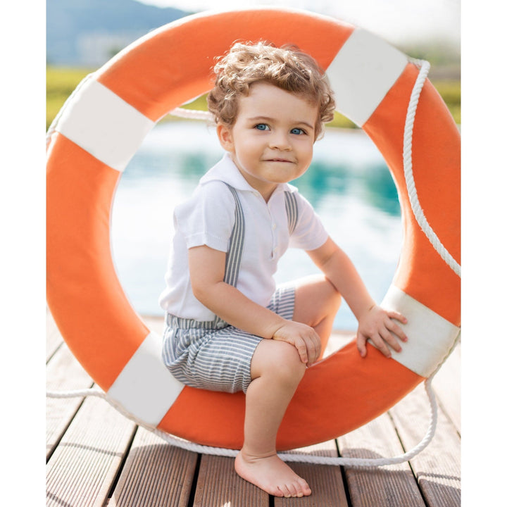 Wedoble Striped Shorts with Braces - Millie and John