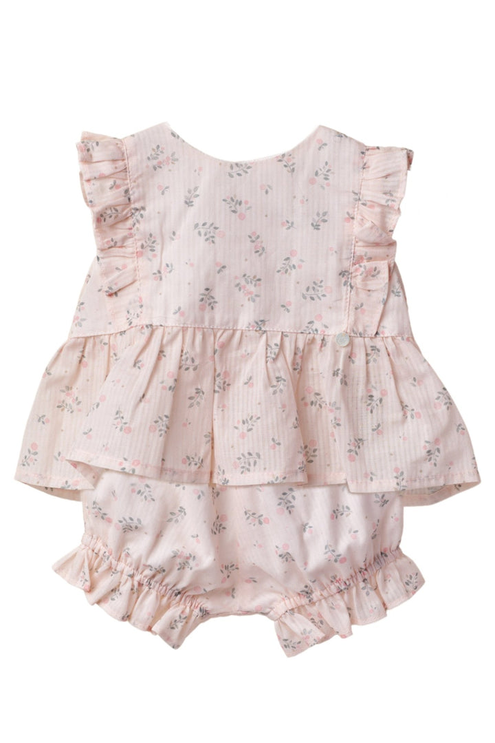 Wedoble "Verity" Pink Floral Blouse & Bloomers - Millie and John