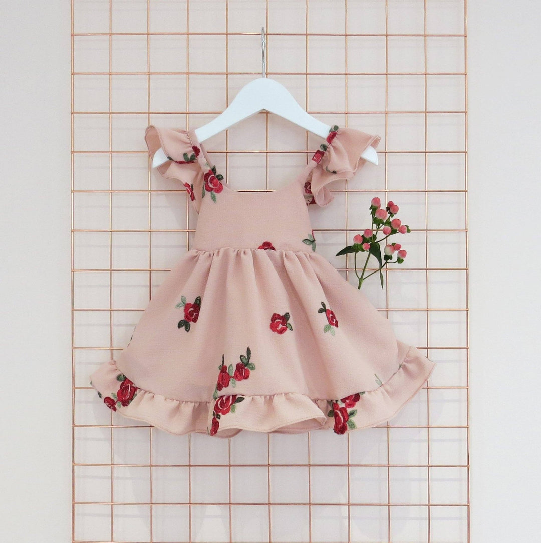 Wish + Wonder "Eliana" Embroidered Floral Dress - Millie and John