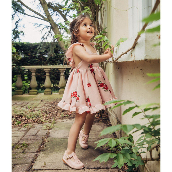 Wish + Wonder "Eliana" Embroidered Floral Dress - Millie and John